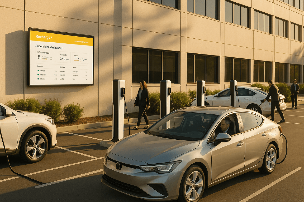 Installation des bornes de recharge en entreprise