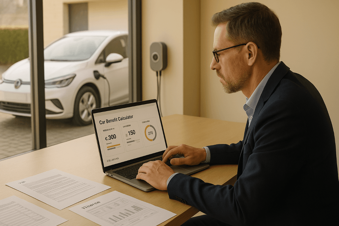 Simulateur calcul avantage en nature voiture électrique